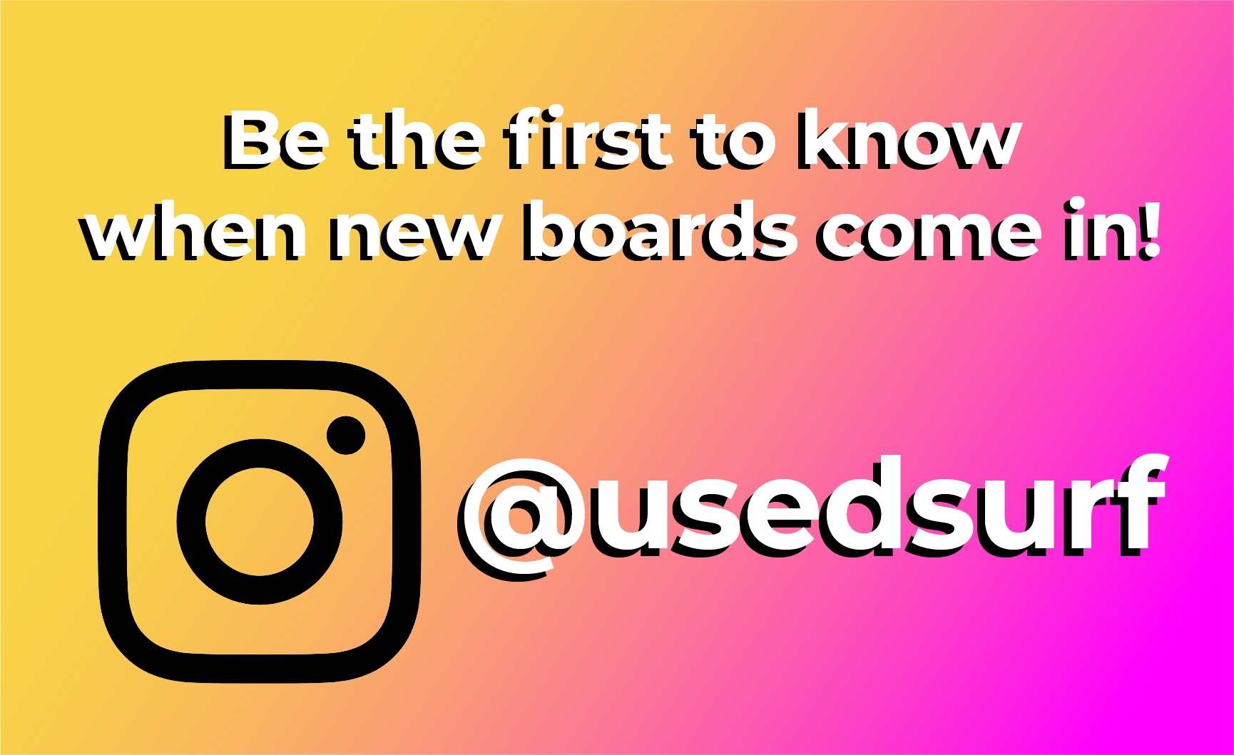 USEDSURF INSTAGRAM